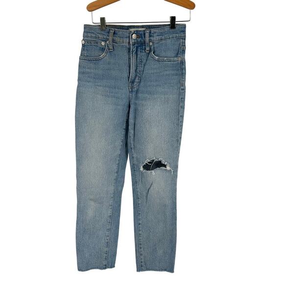 Madewell The Perfect Vintage Jeans Rosabelle Wash Comfort Stretch Edition Sz 24 - Picture 2 of 11